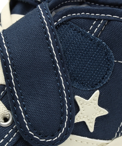 CONVERSE（コンバース）の「CONVERSE:BABY CANVAS CHEVRON（スニーカー・キッズ・ネイビー・12/13/14）」の8枚目の写真
