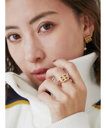 リング イニシャルモチーフ ファッション通販 Zozotown