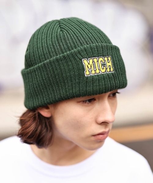 WEGO（ウィゴー）の「WEGO/ロゴショートビーニー（ニットキャップ/ビーニー・メンズ・その他1/その他2/その他3/その他4/その他5/その他6/その他8/その他7/その他9・FREE）」の2枚目の写真