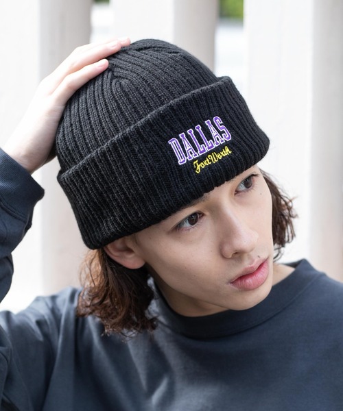 WEGO（ウィゴー）の「WEGO/ロゴショートビーニー（ニットキャップ/ビーニー・メンズ・その他1/その他2/その他3/その他4/その他5/その他6/その他8/その他7/その他9・FREE）」の9枚目の写真