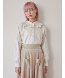 merry jenny | bi-colorステッチブラウス(シャツ/ブラウス)