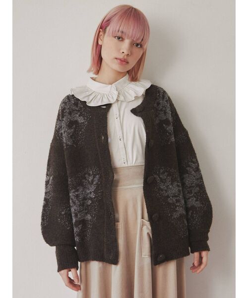 merry jenny（メリージェニー）の「bi-colorステッチブラウス（シャツ/ブラウス・レディース・グリーン/オフホワイト/ブラック・FREE）」の14枚目の写真