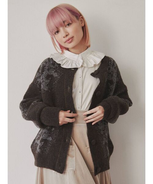 merry jenny（メリージェニー）の「bi-colorステッチブラウス（シャツ/ブラウス・レディース・グリーン/オフホワイト/ブラック・FREE）」の16枚目の写真