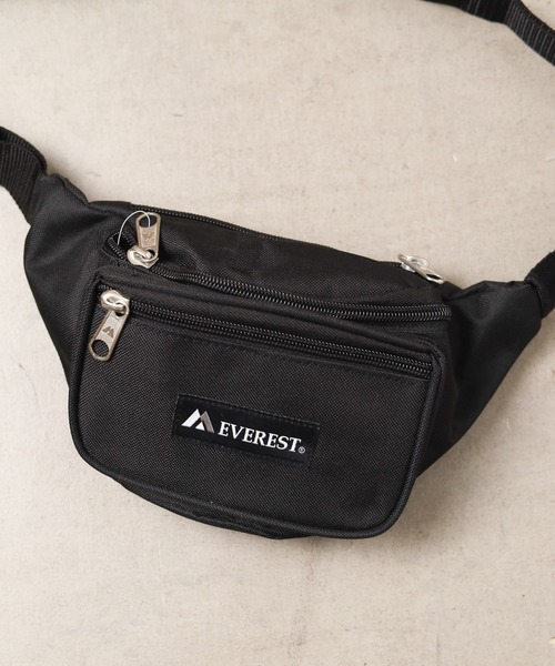 EVEREST（エベレスト）の「■EVEREST■Signature waist pack（ボディバッグ/ウエストポーチ・メンズ・ブラック/ネイビー/オリーブ/カモフラージュ/グレー系カモフラージュ・FREE）」の7枚目の写真
