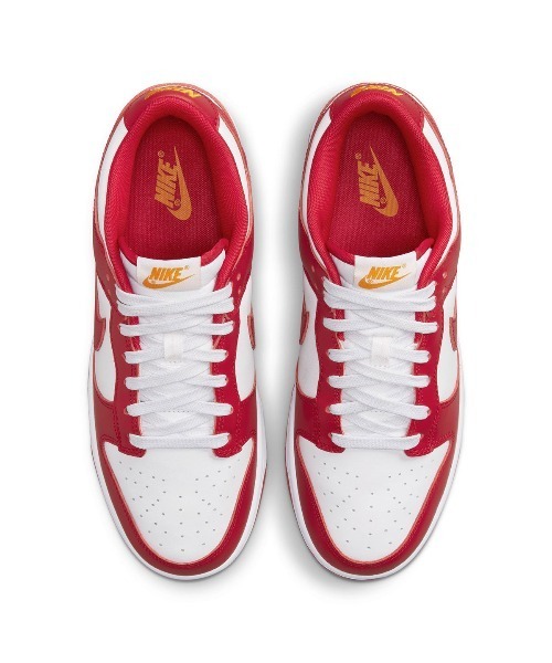 NIKE（ナイキ）の「NIKE DUNK LOW RETRO ナイキ ダンク スニーカー（スニーカー・メンズ・レッド・26.5cm/27.5cm/28.5cm/26.0cm/27.0cm/28.0cm）」の3枚目の写真