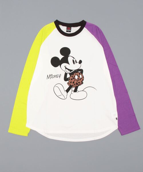 Disney(ディズニー)の「親子お揃い ディズニー ラグランロンT 7287A(Tシャツ/カットソー・レディース・ブラック/パープル・M/XL/L/S)」の11枚目の写真