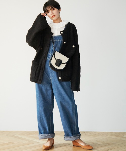 TOPKAPI(トプカピ)の「【TREASURE TOPKAPI】 クロコ 型押し パイピング ショルダー バッグ(ショルダーバッグ・レディース・ブラック・FREE)」の14枚目の写真