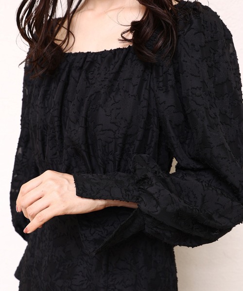 正規品♡GOOD NIGHT BEAR♡ジャガードワンピース♡ネイビー gelato pique（ジェラートピケ）の「GOOD NIGHT BEAR ジャガード