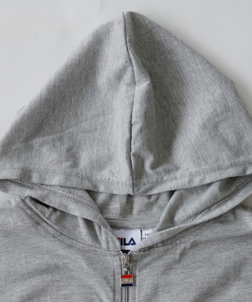 antiqua（アンティカ）の「FILAロゴ入り薄手パーカー（パーカー・キッズ・ブラック/杢グレー・130/140/150/160）」の21枚目の写真