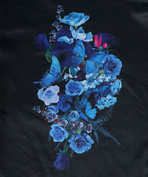 ANPAS(アンパス)の「Flower Print Oversize Balloon Sleeve Shirt/花柄 オーバーサイズ バルーンスリーブ シャツ(シャツ/ブラウス・メンズ・ホワイト/ブラック・M/L)」の12枚目の写真