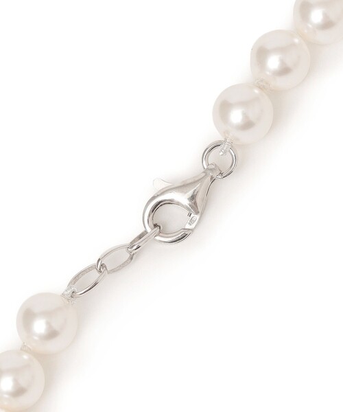 Pearl International（パールインターナショナル）の「PEARL INTERNATIONAL: イミテーション パール シンプル ネックレス（ネックレス・レディース・オフホワイト・ONE SIZE）」の3枚目の写真