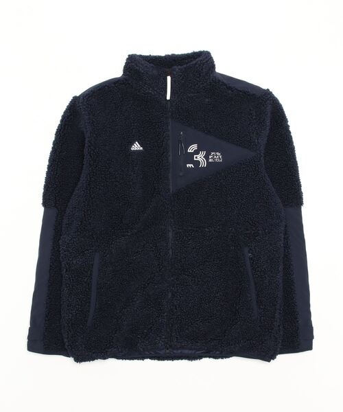 PLAY GREEN ボアフリース 長袖フルジップジャケット【adidas Golf