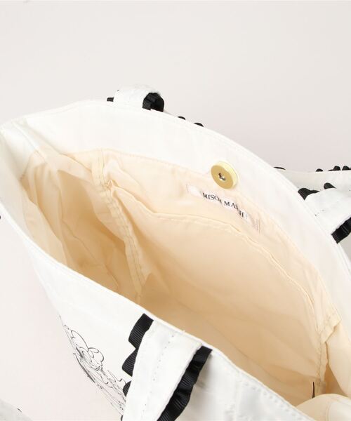 MISCH MASCH（ミッシュマッシュ）の「【WEB限定】Minnie&Daisy/ハンドルフリルバッグ（トートバッグ・レディース・パープル/ホワイト/ピンク系その他・FREE）」の4枚目の写真