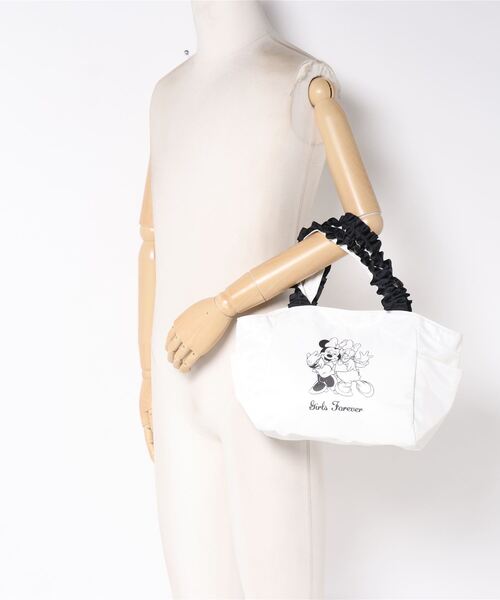 MISCH MASCH（ミッシュマッシュ）の「【WEB限定】Minnie&Daisy/ハンドルフリルバッグ（トートバッグ・レディース・パープル/ホワイト/ピンク系その他・FREE）」の6枚目の写真