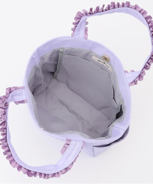 MISCH MASCH（ミッシュマッシュ）の「【WEB限定】Minnie&Daisy/ハンドルフリルバッグ（トートバッグ・レディース・パープル/ホワイト/ピンク系その他・FREE）」の11枚目の写真