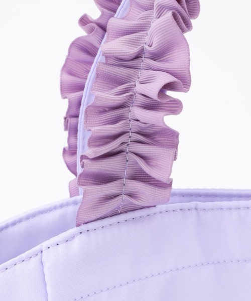 MISCH MASCH（ミッシュマッシュ）の「【WEB限定】Minnie&Daisy/ハンドルフリルバッグ（トートバッグ・レディース・パープル/ホワイト/ピンク系その他・FREE）」の13枚目の写真