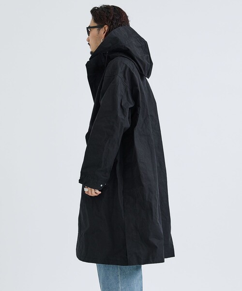 markaware(マーカウェア)の「CITY CRUISE PARKA(モッズコート・メンズ・ブラック・2/1)」の4枚目の写真