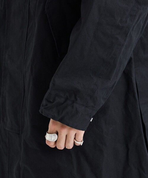 markaware(マーカウェア)の「CITY CRUISE PARKA(モッズコート・メンズ・ブラック・2/1)」の9枚目の写真