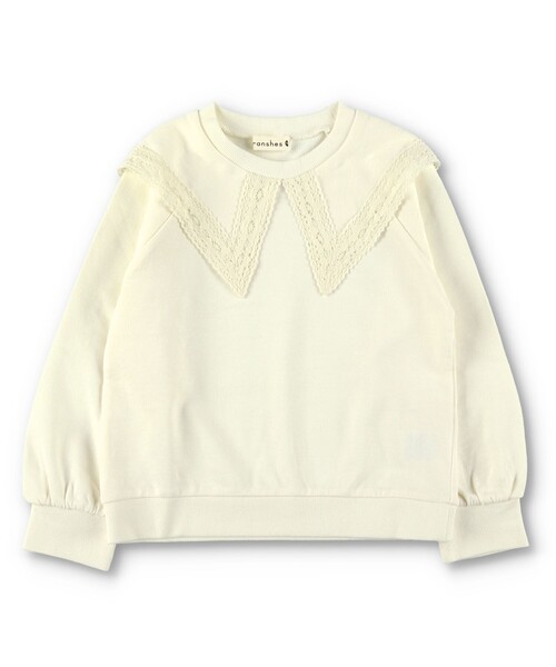 BRANSHES（ブランシェス）の「襟×レーストレーナー（スウェット・キッズ・ライトグリーン/ラベンダー/アイボリー・110/130/140/100/120/90/150）」の9枚目の写真