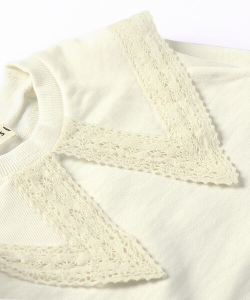 BRANSHES（ブランシェス）の「襟×レーストレーナー（スウェット・キッズ・ライトグリーン/ラベンダー/アイボリー・110/130/140/100/120/90/150）」の12枚目の写真