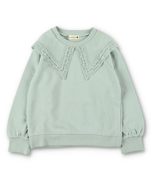 BRANSHES（ブランシェス）の「襟×レーストレーナー（スウェット・キッズ・ライトグリーン/ラベンダー/アイボリー・110/130/140/100/120/90/150）」の17枚目の写真