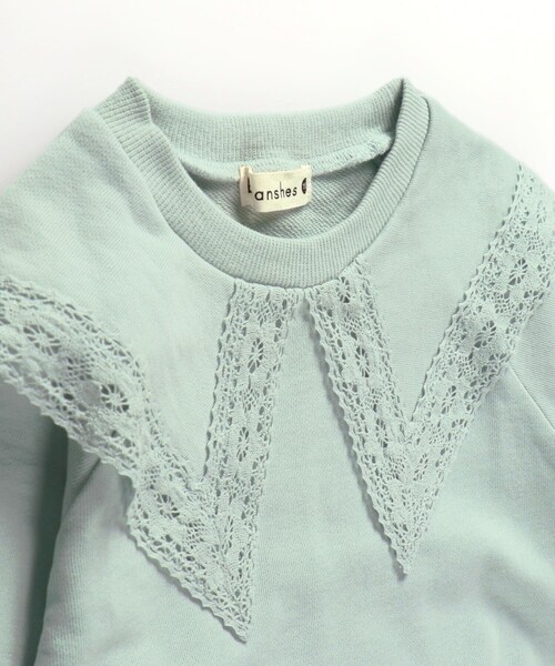 BRANSHES（ブランシェス）の「襟×レーストレーナー（スウェット・キッズ・ライトグリーン/ラベンダー/アイボリー・110/130/140/100/120/90/150）」の19枚目の写真