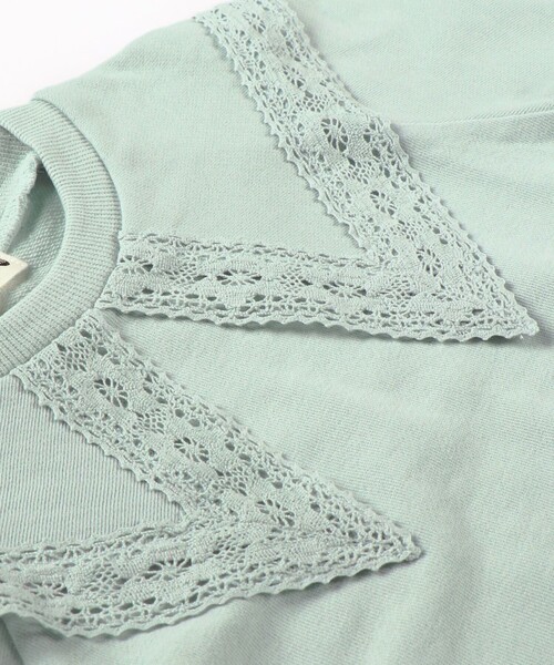 BRANSHES（ブランシェス）の「襟×レーストレーナー（スウェット・キッズ・ライトグリーン/ラベンダー/アイボリー・110/130/140/100/120/90/150）」の20枚目の写真