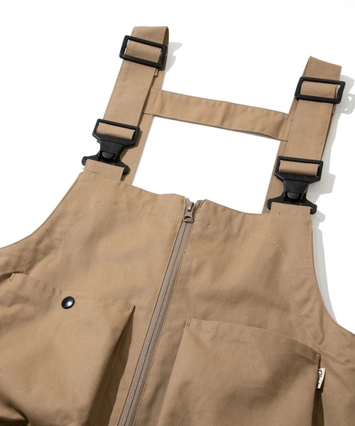 go slow caravan（ゴースローキャラバン）の「COBMASTER/コブマスター　タキビズキ オーバーオール（サロペット/オーバーオール・メンズ・カーキ/ダークグレー/ベージュ・MEDIUM/LARGE/X-LARGE/SMALL）」の4枚目の写真