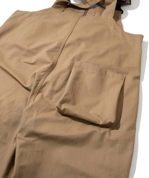 go slow caravan（ゴースローキャラバン）の「COBMASTER/コブマスター　タキビズキ オーバーオール（サロペット/オーバーオール・メンズ・カーキ/ダークグレー/ベージュ・MEDIUM/LARGE/X-LARGE/SMALL）」の9枚目の写真