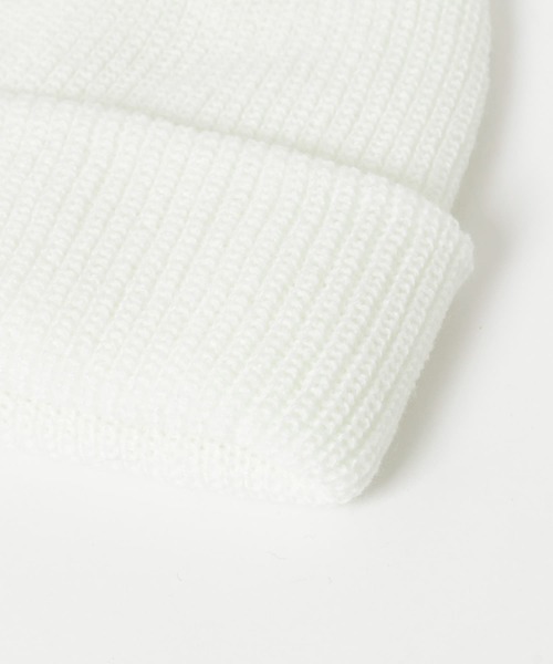 URBAN RESEARCH Sonny Label(アーバンリサーチサニーレーベル)の「リブニット帽(ニットキャップ/ビーニー・レディース・ブラック/オフホワイト/グレー/オレンジ・ONE)」の8枚目の写真