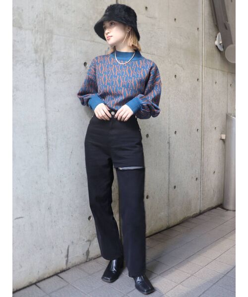 MURUA（ムルーア）の「ファーバケットハット（ハット・レディース・ブラック/ベージュ/オレンジ/モカ/グレー・FREE）」の8枚目の写真