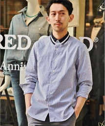 EDIFICE | ◇RIBカラーシャツ(シャツ/ブラウス)