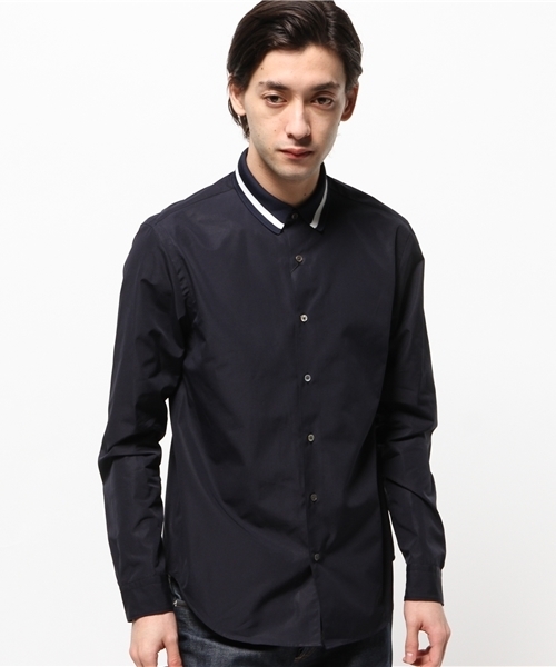 EDIFICE（エディフィス）の「◇RIBカラーシャツ（シャツ/ブラウス・メンズ・ネイビー/ライトブルー/ホワイト/ブルー・48/50/46/44）」の15枚目の写真