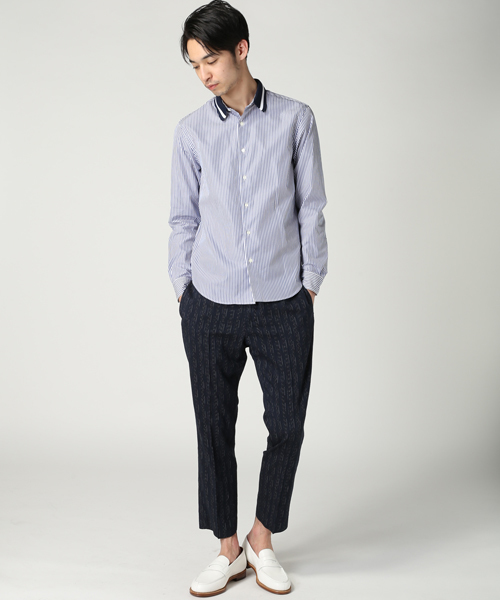EDIFICE（エディフィス）の「◇RIBカラーシャツ（シャツ/ブラウス・メンズ・ネイビー/ライトブルー/ホワイト/ブルー・48/50/46/44）」の17枚目の写真