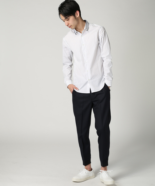 EDIFICE（エディフィス）の「◇RIBカラーシャツ（シャツ/ブラウス・メンズ・ネイビー/ライトブルー/ホワイト/ブルー・48/50/46/44）」の18枚目の写真