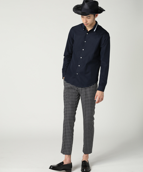 EDIFICE（エディフィス）の「◇RIBカラーシャツ（シャツ/ブラウス・メンズ・ネイビー/ライトブルー/ホワイト/ブルー・48/50/46/44）」の20枚目の写真