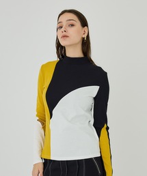 UNITED TOKYO | ハーフサイクルブロックカットソー(Tシャツ/カットソー)