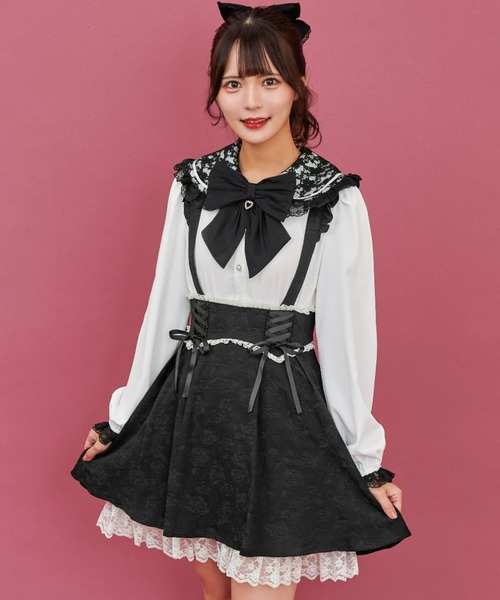 Secret Honey（シークレットハニー）の「バラ柄ジャガードフレア