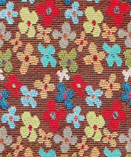 Casselini（キャセリーニ）の「Casselini(キャセリーニ)フラワージャガードトート（トートバッグ・レディース・ブラウン/イエロー/ブルー/アイボリー・FREE）」の10枚目の写真