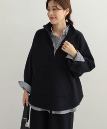 URBAN RESEARCH DOORS | 『セットアップ対応』 メルトンライクハーフジッププルオーバー(Tシャツ/カットソー)