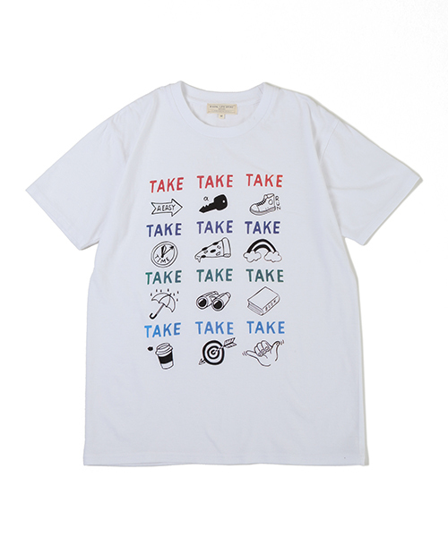 B:MING by BEAMS（ビーミングバイビームス）の「ビーミング by ビームス / プリントTシャツ15SS（Tシャツ/カットソー・メンズ・ホワイト/ホワイト系その他/ブラック系その他/グレー/ライトグレー/ブルー/インディゴブルー/ネイビー/その他1/その他2・MEDIUM/LARGE/X-LARGE/SMALL）」の2枚目の写真