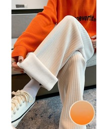 LOPASS | 暖かいシュニール裏毛ワイドパンツ(その他パンツ)
