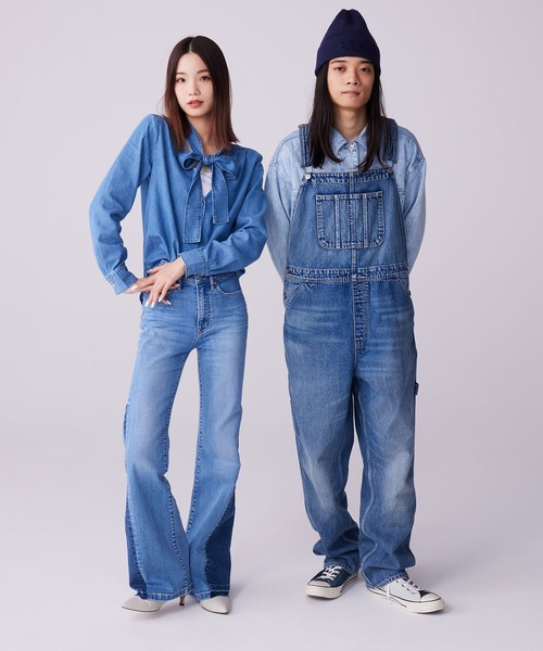 GAP（ギャップ）の「スラウチー サロペット オーバーオール（サロペット/オーバーオール・メンズ・ライトインディゴブルー/その他・XS/S/M/L/XL）」の4枚目の写真