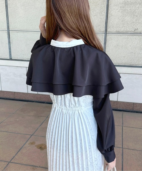 apres jour（アプレジュール）の「アソートラッフルボウタイブラウス【ZOZOTOWN限定アイテム】（シャツ/ブラウス・レディース・ホワイト系その他/チャコールグレー/オフホワイト・フリー/X-LARGE）」の21枚目の写真