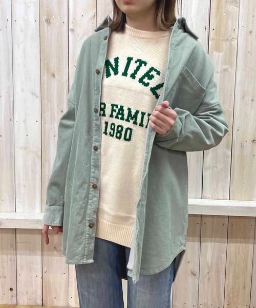 NANEA(ナネア)の「裏フリース付きシャツチュニック(その他アウター・レディース・ベージュ/ミント/キャメル/ブラック・ONE SIZE)」の20枚目の写真
