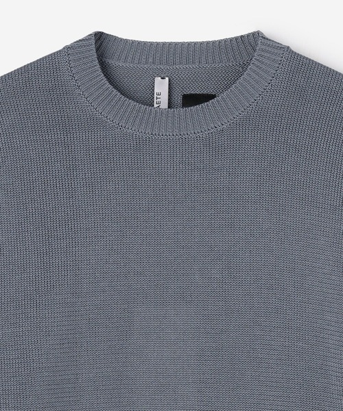 THIBAULT VAN DER STRAETE コットンニット S ボーダー THIBAULT VAN DER STRAETEボーダー半袖コットンニットS ②