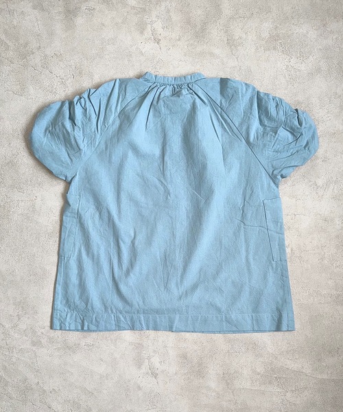 A BOND（アボンド）の「コットンシャーリングワンピース(kids/S～LL)（ワンピース・キッズ・ライトブルー/レモンイエロー/ラベンダー/ピンク・S/M/L/LL）」の5枚目の写真