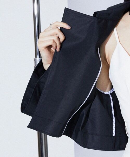 Firsthand(ファーストハンド)の「【品番変更の為販売なし】Firsthand/ファーストハンド ショートトレンチコート(トレンチコート・レディース・ネイビー/ブラック・FREE)」の22枚目の写真