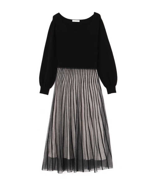 PROPORTION BODY DRESSING(プロポーションボディドレッシング)の「レース編みニットワンピース / 1213140303(ワンピース・レディース・ブラック/グレー・MEDIUM/SMALL)」の14枚目の写真