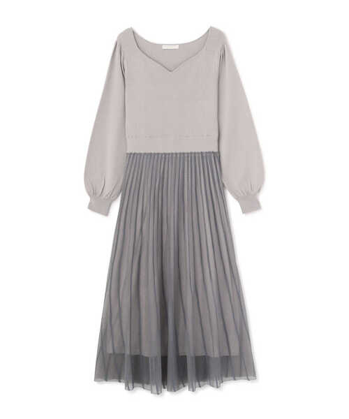 PROPORTION BODY DRESSING(プロポーションボディドレッシング)の「レース編みニットワンピース / 1213140303(ワンピース・レディース・ブラック/グレー・MEDIUM/SMALL)」の12枚目の写真